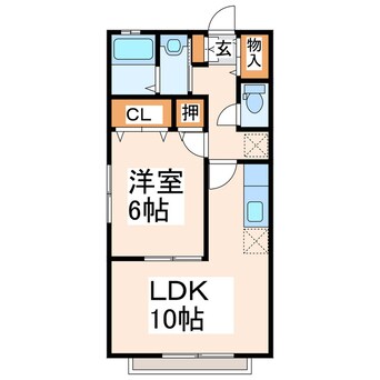 間取図 エスポワール弐番館