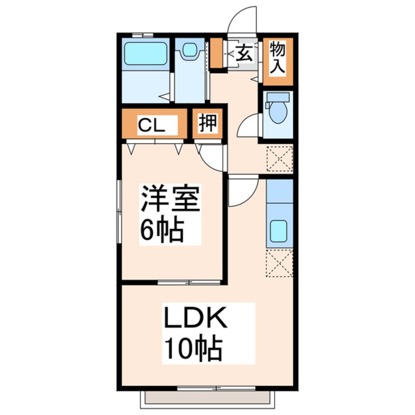 間取図 エスポワール弐番館