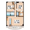 シェル・エトワレ 2LDKの間取り