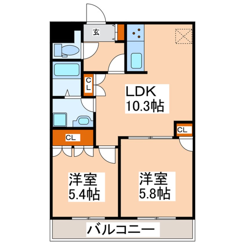 間取図 KANNA-KAMUI