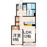 ラフレシールⅢ 1LDKの間取り