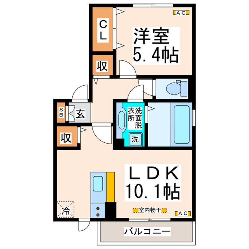 間取図 ハイツ・リヴェール