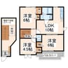 クレアコート 3LDKの間取り