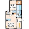 セキュレア須屋　Ｄ・E 1LDK+Sの間取り