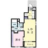 コーポＫＭＩ 1LDKの間取り
