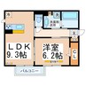 ピラール清水 1LDKの間取り