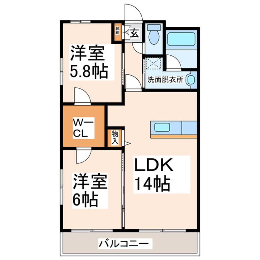 間取図 メゾンシャリテⅢ