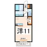 エクセレントユウ 1Rの間取り