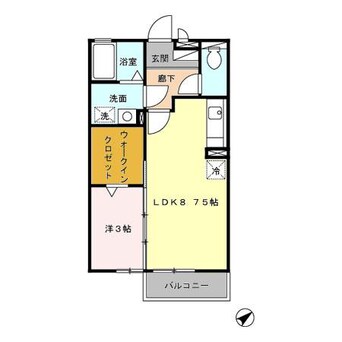 間取図 メゾンミューＡ　Ｂ