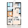 メゾンミューＡ　Ｂ 1LDKの間取り