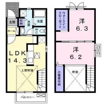 間取図 サン・コテージュB