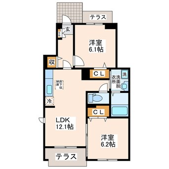 間取図 マジャリスⅡ番館