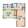打越町貸家 2Kの間取り