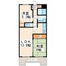 ダイアパレス保田窪 2LDKの間取り