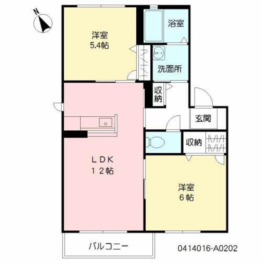 間取図 ツインディアス