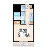 フォーエス本山 1Kの間取り