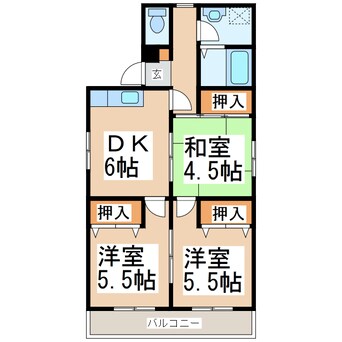 間取図 グリーンガーデン清水