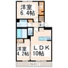 D-room八景水谷 2LDKの間取り