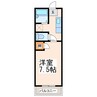 メゾンK 1Kの間取り
