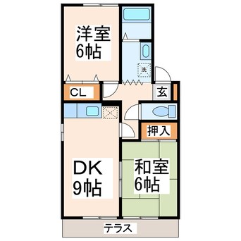 間取図 フォーシーズンヴィラジュリアＡＢ