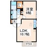 パレオＡ・Ｂ 1LDKの間取り