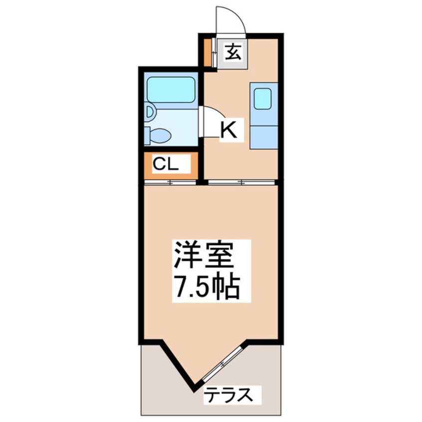 間取図 AFIELD坪井