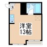 碧館 1Rの間取り