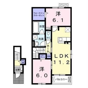 間取図 トー・アルブルA・B