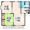 ＴＮハイツA・Ｂ 2LDKの間取り