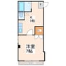 メゾンじゅん 1Kの間取り