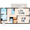 ボナール・三ツ石 1LDKの間取り