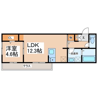 間取図 グレンディールⅡ