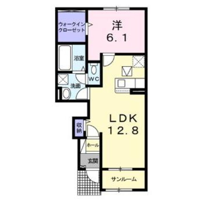 間取図 フレッシュリーⅢ
