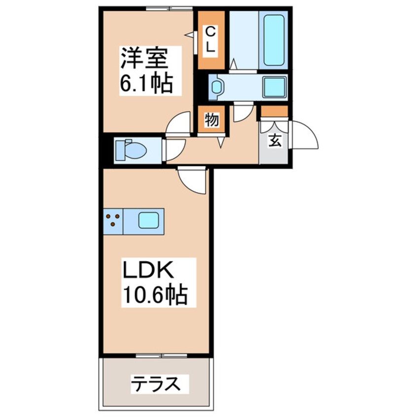 間取図 ef三番館