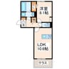 ef三番館 1LDKの間取り