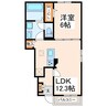 サニーコルソ 1LDKの間取り