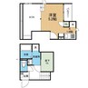 CB坪井シエスタ 1Kの間取り