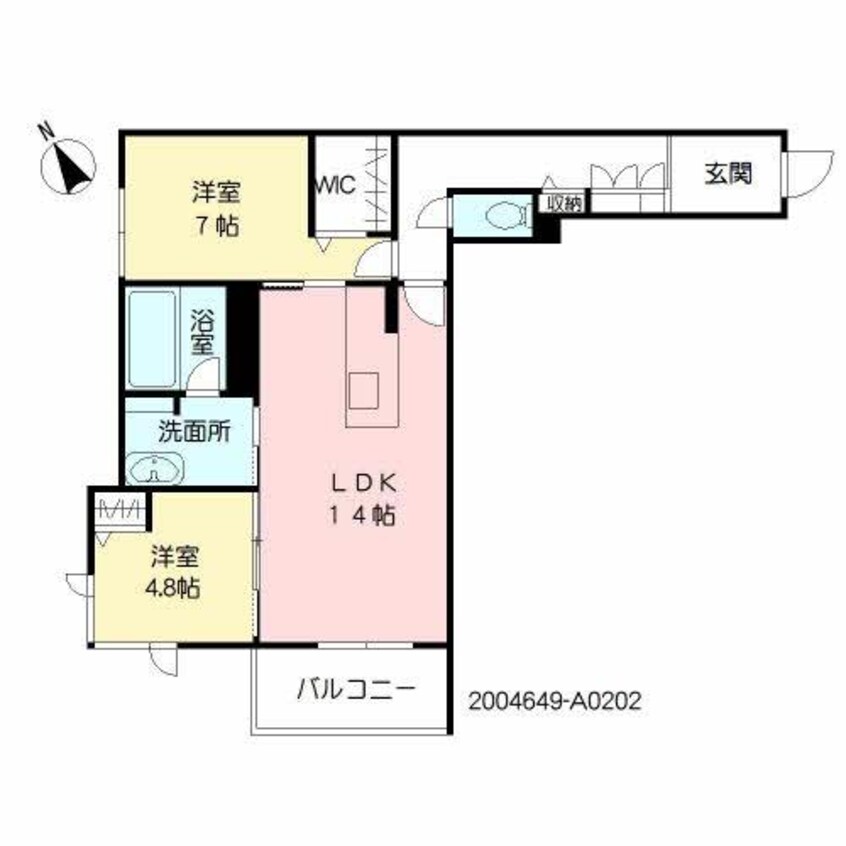 間取図 RICCO藤崎宮