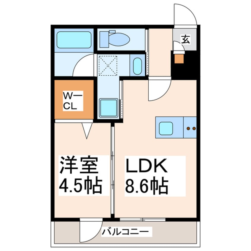 間取図 グッドラック五番館　β