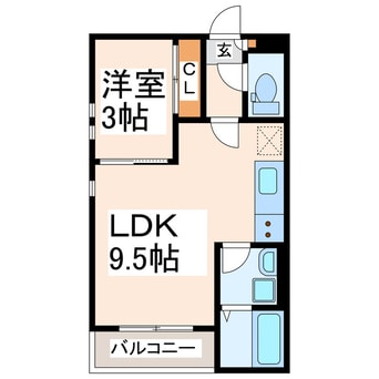 間取図 GRANDTICオルゲント4号