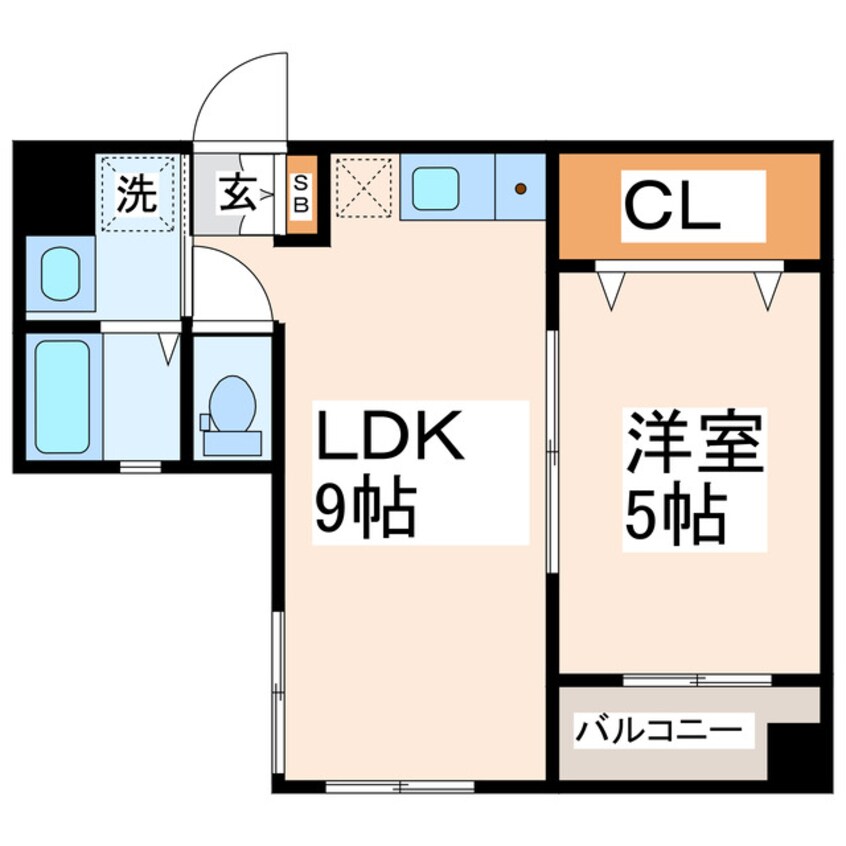 間取図 シエスタ坪井