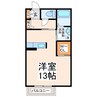 エールハウス 1Rの間取り