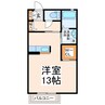 エールハウス 1Rの間取り