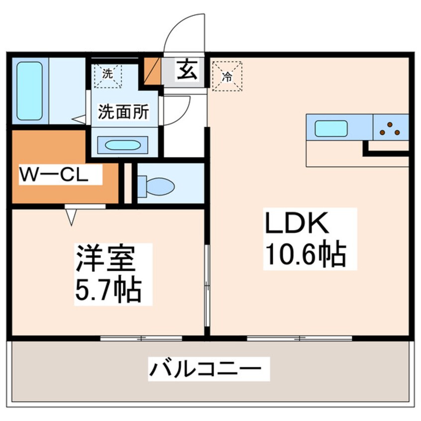 間取図 ソレイユハイム