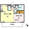 ディールーム清水新地 1LDKの間取り