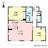 ステラコート 2LDKの間取り