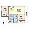 シャーメゾン壺川 2LDKの間取り