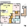 ソラーナⅡ 2LDKの間取り