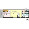 SOLANAⅢ 1LDKの間取り