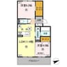 リバーサイド竜田口駅前 2LDKの間取り